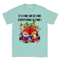 Seafoam its fine were fine everything is fine Classic Tee - CowGirlArtShop