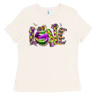 Bone mardi gras love lips Ladies Tee - CowGirlArtShop