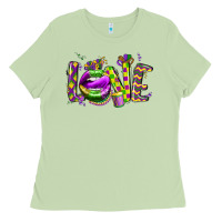 Matcha mardi gras love lips Ladies Tee - CowGirlArtShop