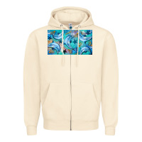 Sandshell dolphin  mug Zipper Hoodie - BarkalooDesign
