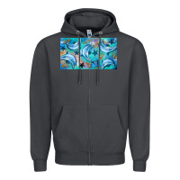 Smoke dolphin  mug Zipper Hoodie - BarkalooDesign
