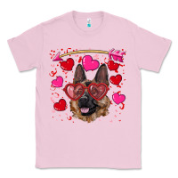 Bubblegum Pink valentine's german shepherd Classic Tee - RanaPortraitStore