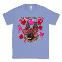 Colony Blue valentine's german shepherd Classic Tee - RanaPortraitStore