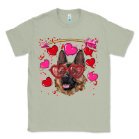 Matcha valentine's german shepherd Classic Tee - RanaPortraitStore