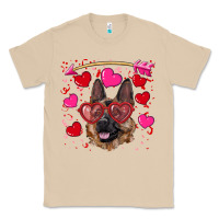 Mushroom valentine's german shepherd Classic Tee - RanaPortraitStore