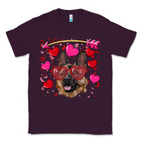 Plum valentine's german shepherd Classic Tee - RanaPortraitStore