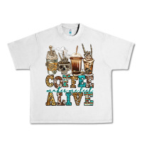 Lunar Rock coffee makes me feel alive skeleton coffee cups Urban Heavy Tee - Jasminsmagicworld