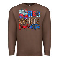 Chestnut Red white loaded tea Premium Sweatshirt - AdoDesignShop