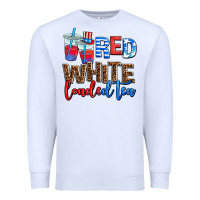 White Red white loaded tea Premium Sweatshirt - AdoDesignShop