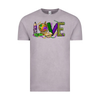 Vintage Zinc love teacher mardi gras Vintage Tee - OliviaCreatesArt