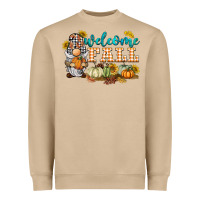 Mushroom welcome fall gnome Heavyweight Sweatshirt - BarkalooDesign