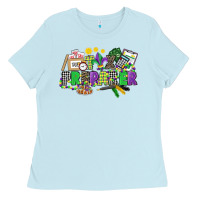 Baby Blue tax preparer mardi gras Ladies Tee - CowGirlArtShop
