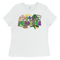 White tax preparer mardi gras Ladies Tee - CowGirlArtShop