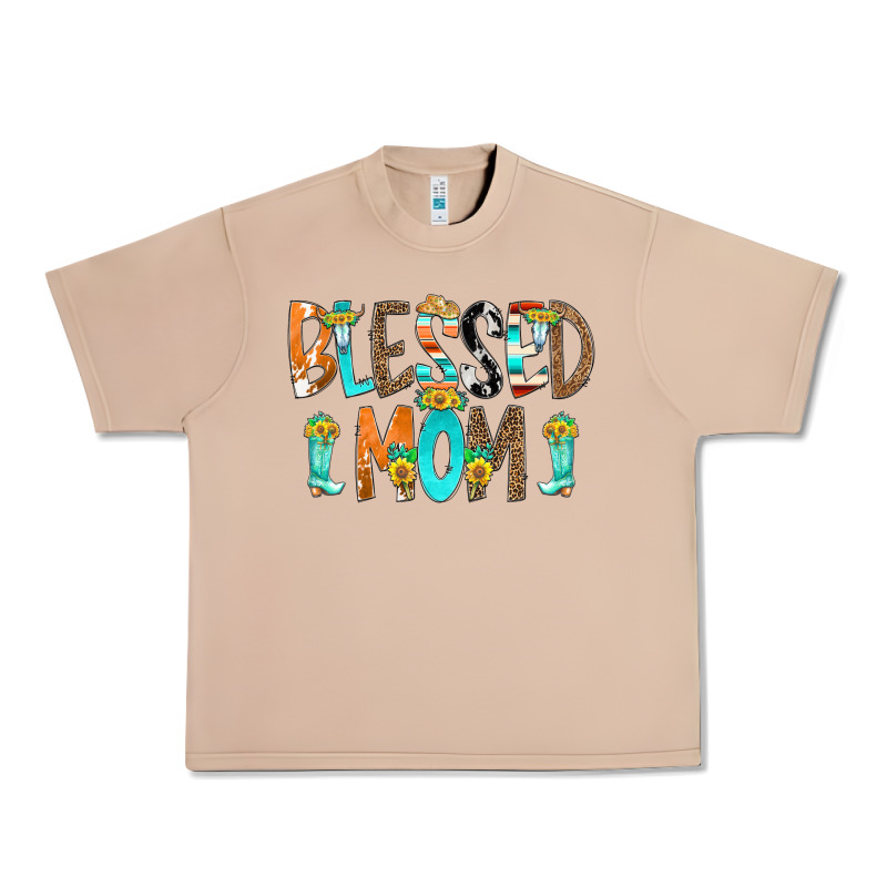 Blessed Mom Urban Heavy Tee by CowCowDesign | Teevron