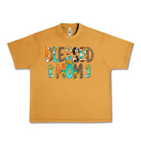 Peanut Butter Blessed Mom Urban Heavy Tee - CowCowDesign