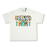 Pistachio Blessed Mom Urban Heavy Tee - CowCowDesign