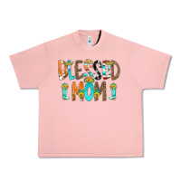Salmon Blessed Mom Urban Heavy Tee - CowCowDesign