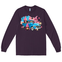 Plum American truck gnomes Long Sleeve Tee - FaDigitalArtStudio