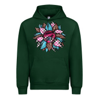 Forest Green race leopard sunflower Urban Hoodie - JahusDesignShop