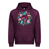 Mauve Wine race leopard sunflower Urban Hoodie - JahusDesignShop