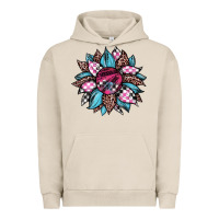 Pigment French Oak race leopard sunflower Urban Hoodie - JahusDesignShop