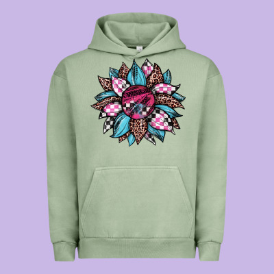Race Leopard Sunflower Urban Hoodie Designed By Jahusdesignshop