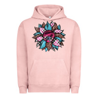 Pigment Salmon race leopard sunflower Urban Hoodie - JahusDesignShop