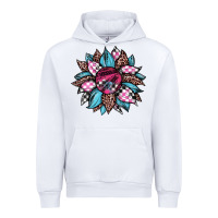 White race leopard sunflower Urban Hoodie - JahusDesignShop