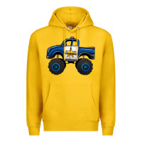 Lemon police car monster truck Premium Hoodie - Jasminsmagicworld
