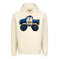 Sandshell police car monster truck Premium Hoodie - Jasminsmagicworld