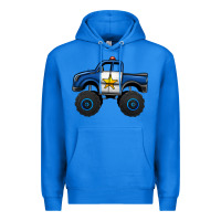 True Royal police car monster truck Premium Hoodie - Jasminsmagicworld