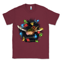 Burgundy christmas black angus gnome Classic Tee - CowGirlArtShop