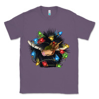 Lavender christmas black angus gnome Classic Tee - CowGirlArtShop