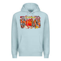 Blue Mist basketball mama Premium Hoodie - CowhideDigitalArt