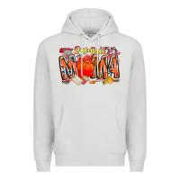 Dove Grey basketball mama Premium Hoodie - CowhideDigitalArt