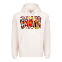 Pale Pink basketball mama Premium Hoodie - CowhideDigitalArt