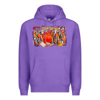 Purple basketball mama Premium Hoodie - CowhideDigitalArt