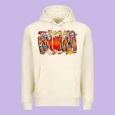 Basketball Mama Premium Hoodie Designed By Cowhidedigitalart