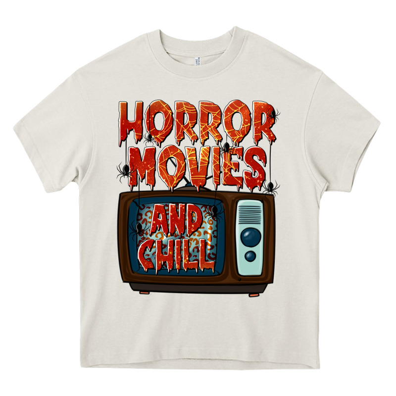 Horror Movies And Chill Heavy Core Tee by texasbilliewilder | Teevron