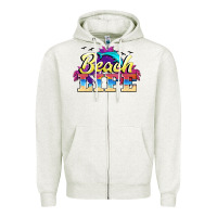 Beach Life Zipper Hoodie | Teevron