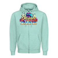 Seafoam beach life Zipper Hoodie - BarkalooDesign