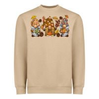 Mushroom fall gnomies Heavyweight Sweatshirt - BarkalooDesign
