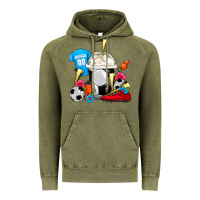 Vintage Olive Soccer Frappe Coffee Vintage Hoodie - FaDigitalArtStudio