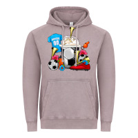 Vintage Zinc Soccer Frappe Coffee Vintage Hoodie - FaDigitalArtStudio