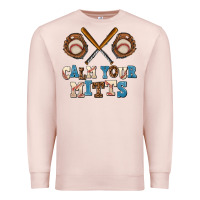 Pale Pink calm your mitts Premium Sweatshirt - AdoDesignShop