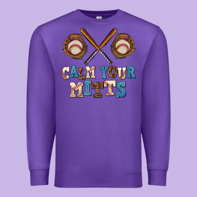 Calm Your Mitts Premium Sweatshirt Designed By Adodesignshop