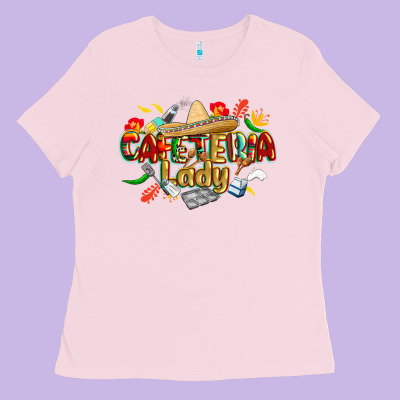 Cinco De Mayo Cafeteria Lady Ladies Tee Designed By Cowgirlartshop