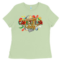 Matcha cinco de mayo cafeteria lady Ladies Tee - CowGirlArtShop