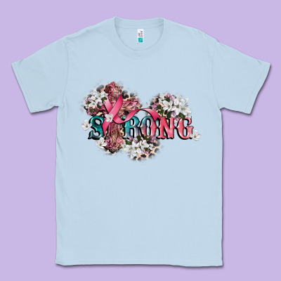 Strong Cancer Awareness Classic Tee Designed By Cowgirlartshop