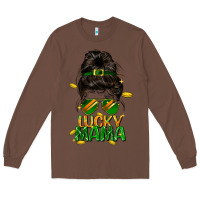 Chestnut lucky mama St. Patricks Day Long Sleeve Tee - FaDigitalArtStudio